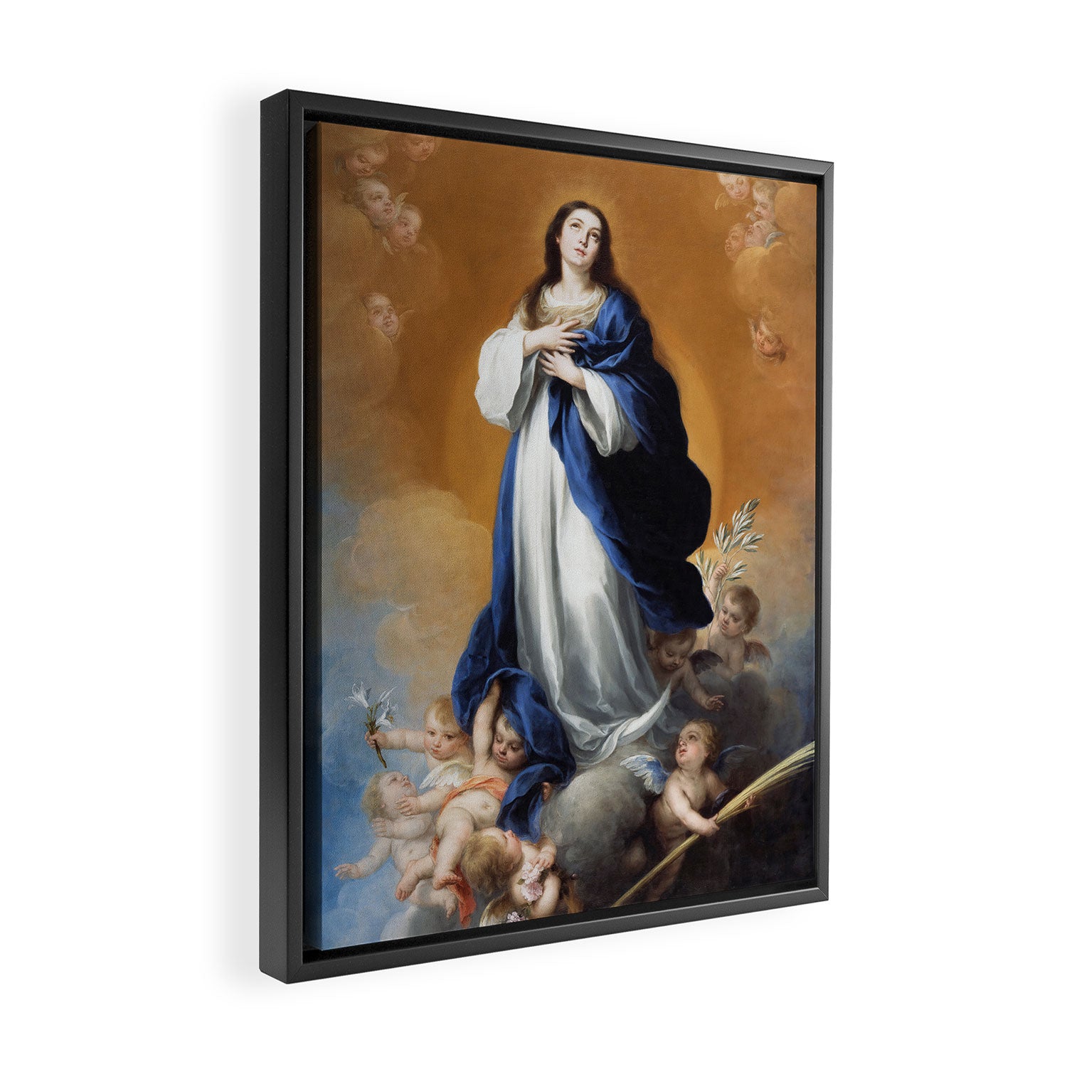The Immaculate Conception Framed Canvas Print Gallery Image 2