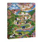 The Nine Mental Abidings Buddhist Path of Samatha Canvas Print Gallery Image 6