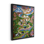 The Nine Mental Abidings Buddhist Path of Samatha Framed Canvas Print Gallery Image 2