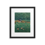 The Pond at Benten Shrine in Shiba Hasui Kawase Framed Art Print Gallery Image 5