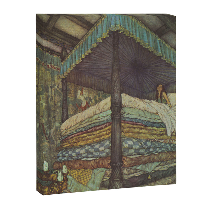 The Princess and the Pea - Edmund Dulac 1911  Canvas Print Gallery Image 1