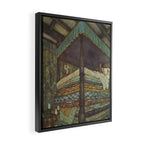 The Princess and the Pea - Edmund Dulac 1911  Framed Canvas Print Gallery Image 2