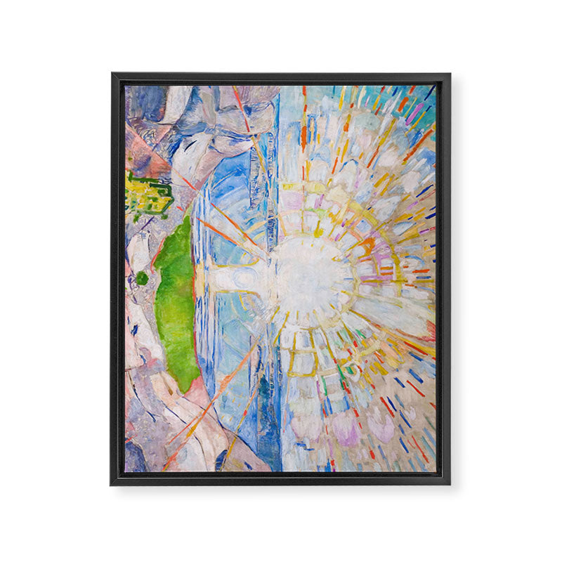 The Sun 1911 Edvard Munch Framed Canvas Print Gallery Image 3