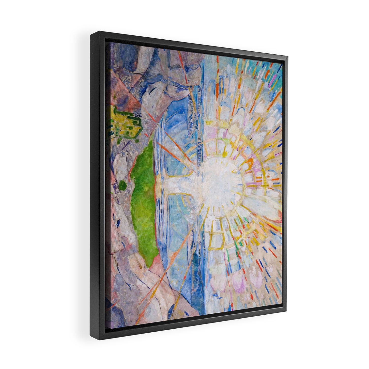 The Sun 1911 Edvard Munch Framed Canvas Print Gallery Image 2