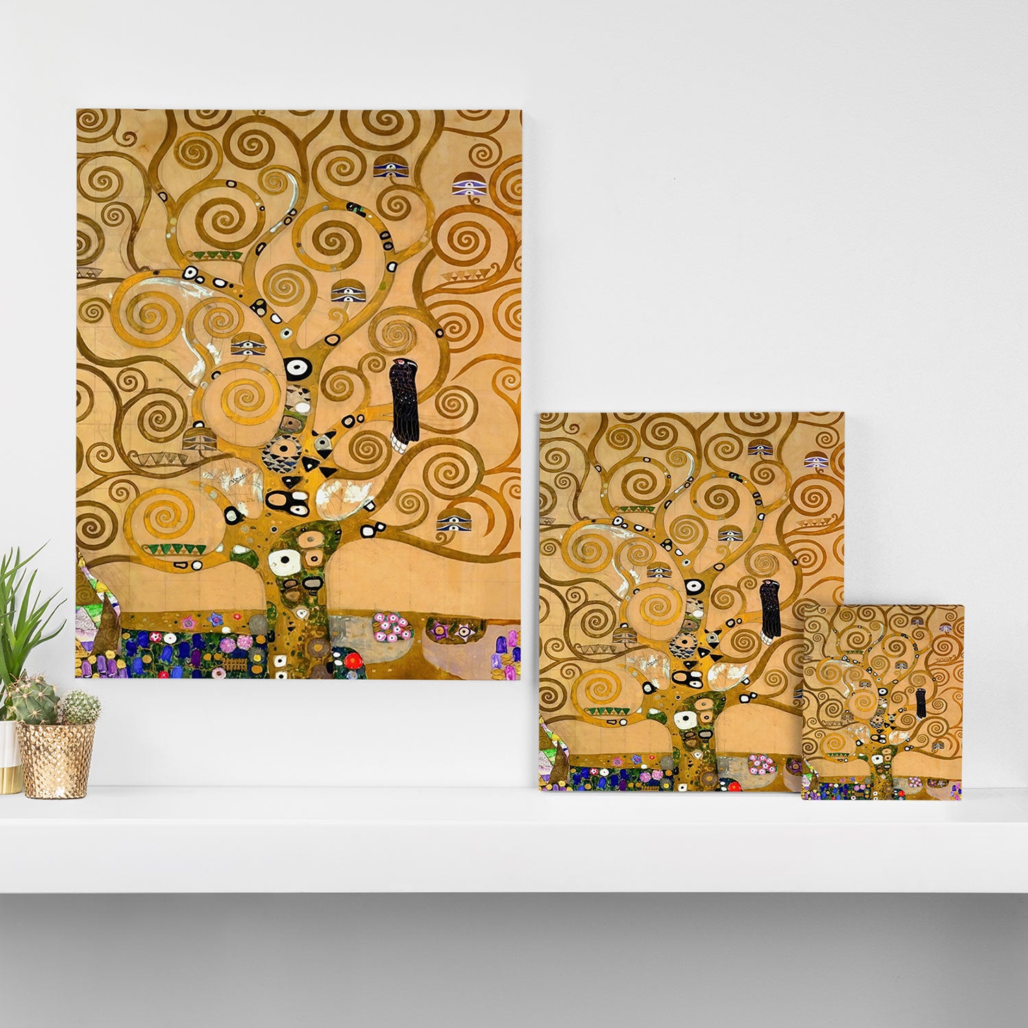 The Tree of life - Gustav Klimt Stoclet Frieze Canvas Print Gallery Image 3