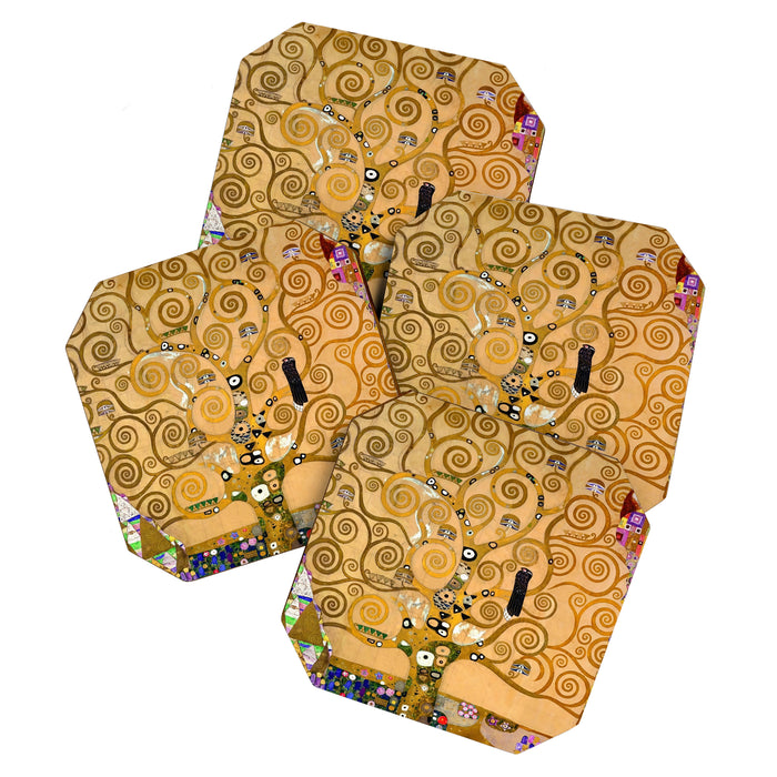 The Tree of life - Gustav Klimt Stoclet Frieze Coaster Gallery Image 1