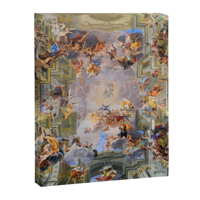 The Triumph Of St Ignatius Ceiling Painting Fresco Renaissance  Canvas Print Gallery Image 1