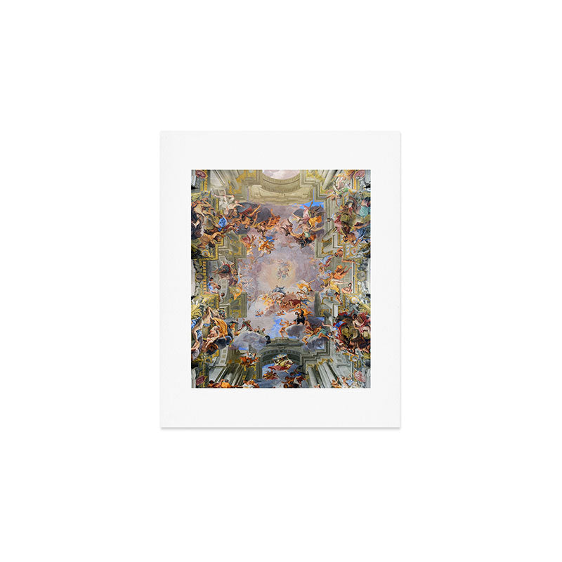 The Triumph Of St Ignatius Ceiling Painting Fresco Renaissance  Art Print Gallery Image 1