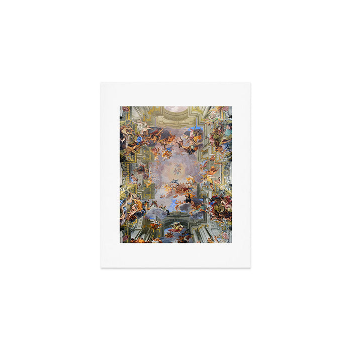 The Triumph Of St Ignatius Ceiling Painting Fresco Renaissance  Art Print Gallery Image 1