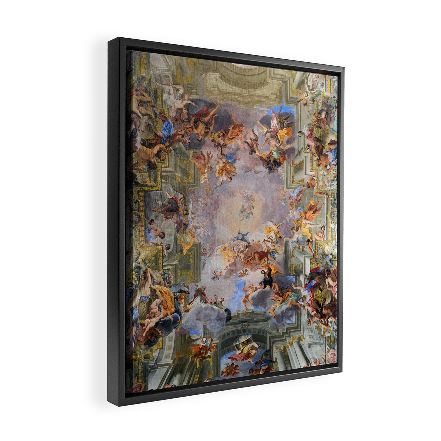The Triumph Of St Ignatius Ceiling Painting Fresco Renaissance  Framed Canvas Print Gallery Image 2