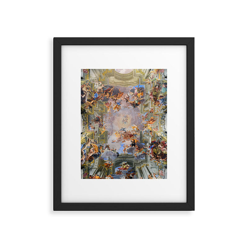 The Triumph Of St Ignatius Ceiling Painting Fresco Renaissance  Framed Art Print Gallery Image 5