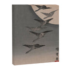 Utagawa Hiroshige Geese Flying under the Full Moon Canvas Print Gallery Image 6