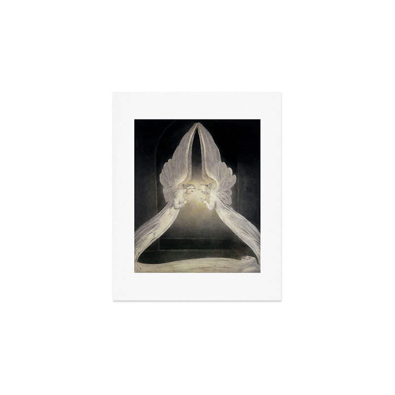 William Blake The Angels hovering over the body of Christ in the Sepulchre Art Print Gallery Image 1