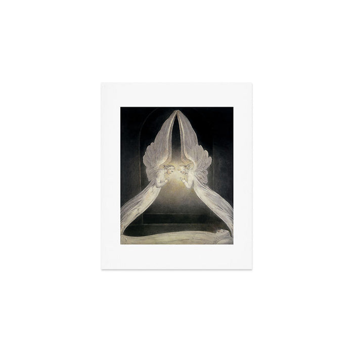William Blake The Angels hovering over the body of Christ in the Sepulchre Art Print Gallery Image 1