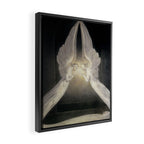 William Blake The Angels hovering over the body of Christ in the Sepulchre Framed Canvas Print Gallery Image 2