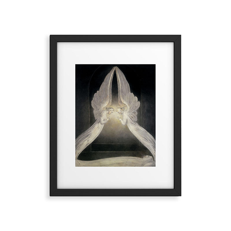 William Blake The Angels hovering over the body of Christ in the Sepulchre Framed Art Print Gallery Image 5