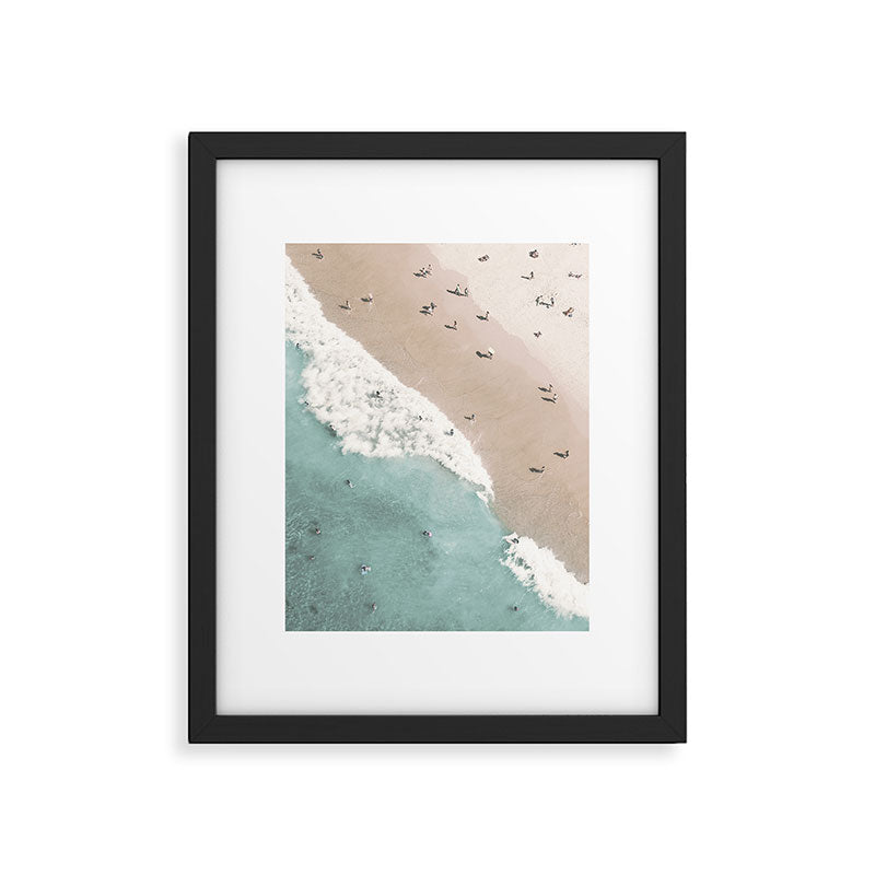 Beach Day Framed Art Print Gallery Image 1