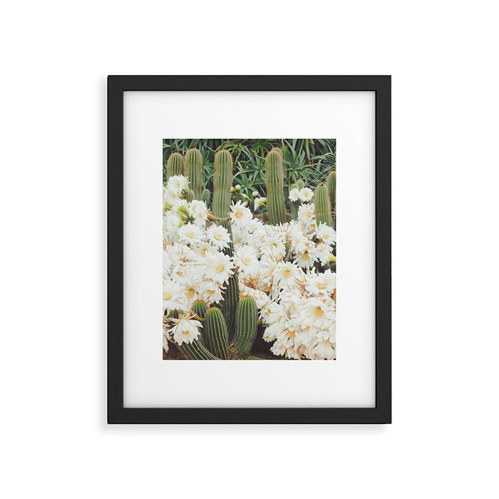 Cactus and Flowers Framed Art Print Gallery Image 1