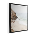 Malibu California Beach Framed Canvas Print Gallery Image 2