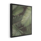 Tropical Leaves Framed Canvas Print Gallery Image 2