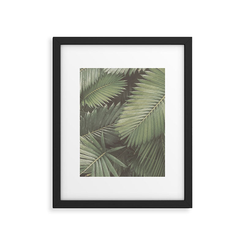 Tropical Leaves Framed Art Print Gallery Image 5