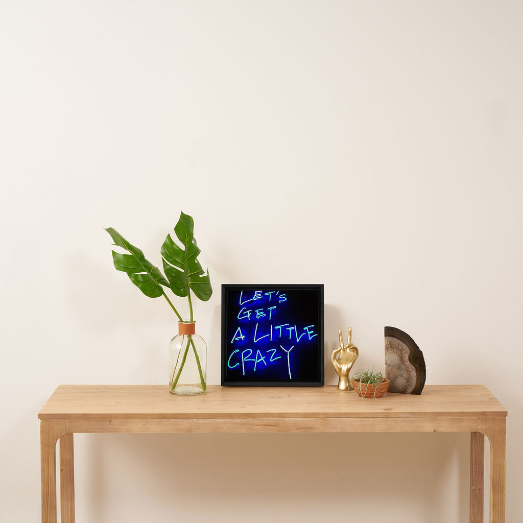 Crazy Framed Canvas Print Gallery Image 3