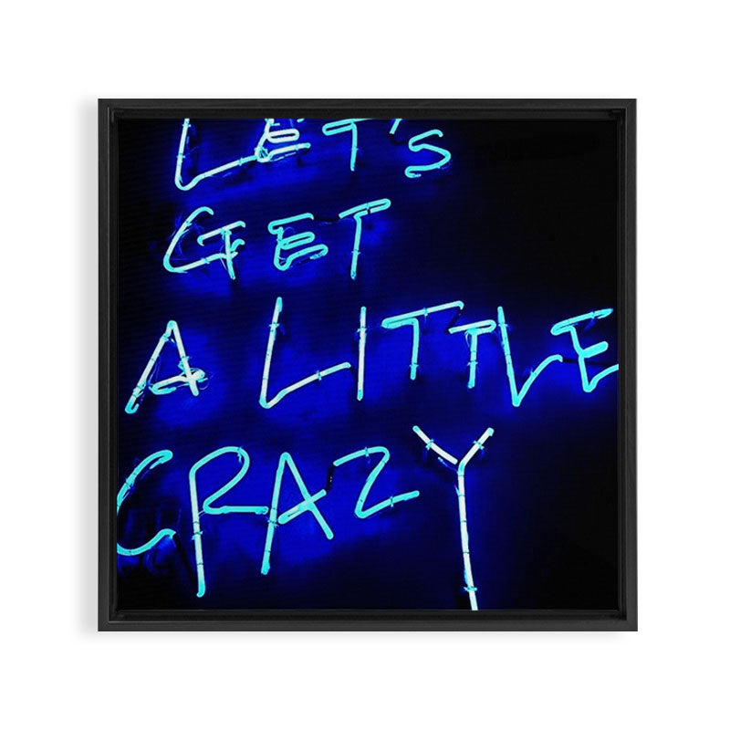 Crazy Framed Canvas Print Gallery Image 3