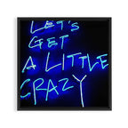 Crazy Framed Canvas Print Gallery Image 3