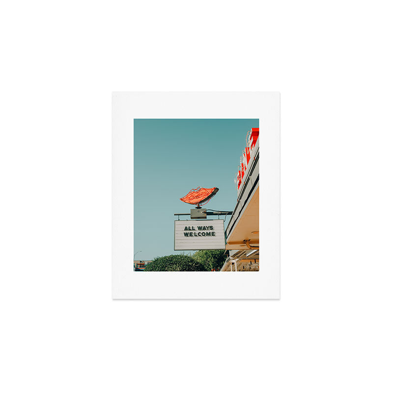 All Ways Welcome Vertical Print Art Print Gallery Image 1