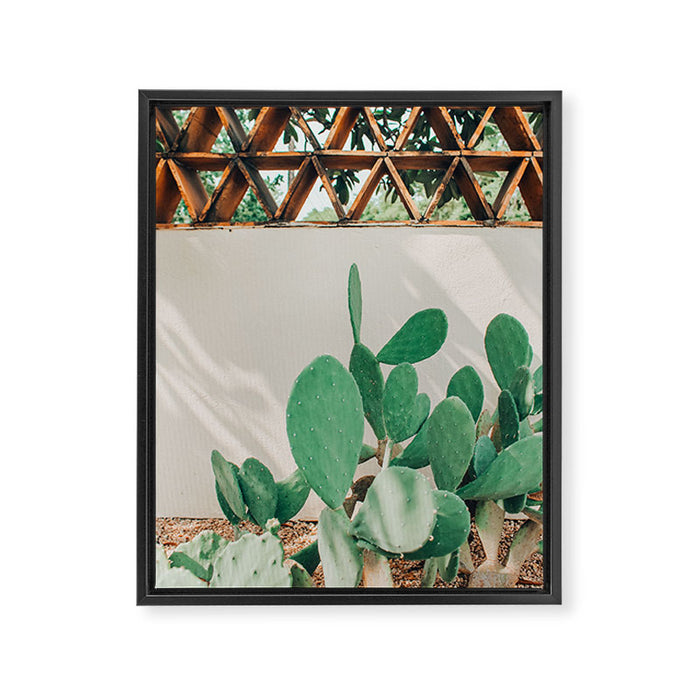 Breezy Prickly Pear  Framed Canvas Print Gallery Image 1