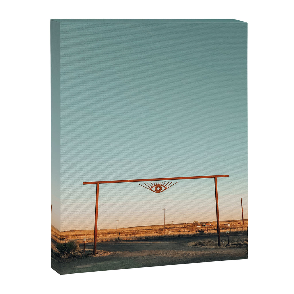 El Cosmico Sign, Marfa, West Texas Canvas Print Gallery Image 6