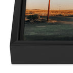 El Cosmico Sign, Marfa, West Texas Framed Canvas Print Gallery Image 3