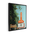 Let Love In Marquee Sign Framed Canvas Print Gallery Image 2