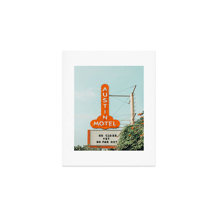 Motel Sign, Austin, Texas Art Print Gallery Image 1