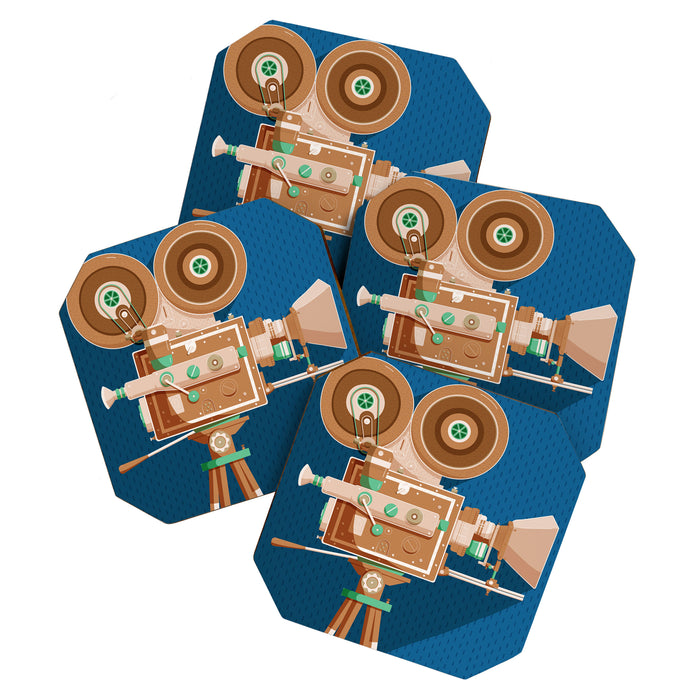 Cine Blue Lens Coaster Gallery Image 1
