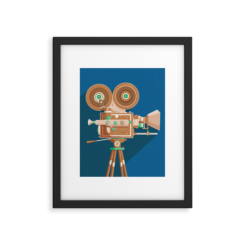 Cine Blue Lens Framed Art Print Gallery Image 5