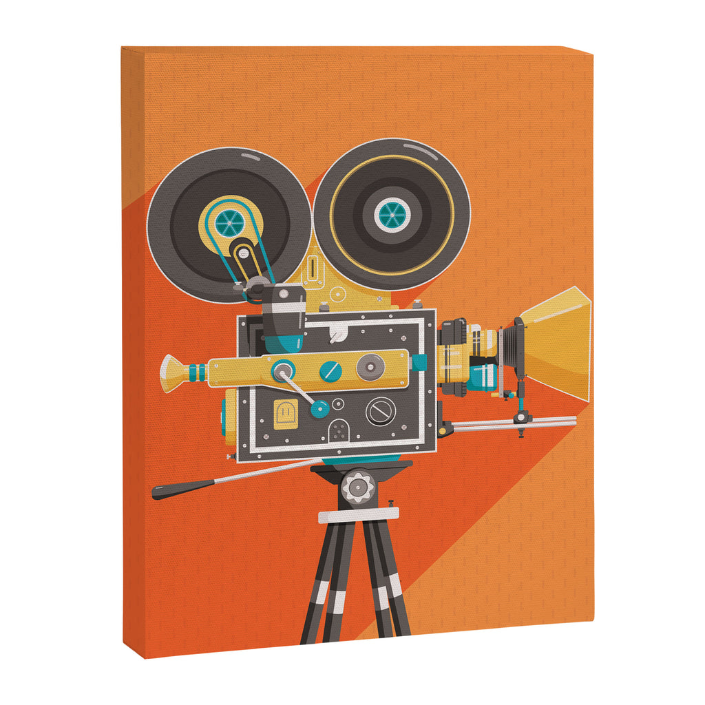Cine Orange Lens Canvas Print Gallery Image 6
