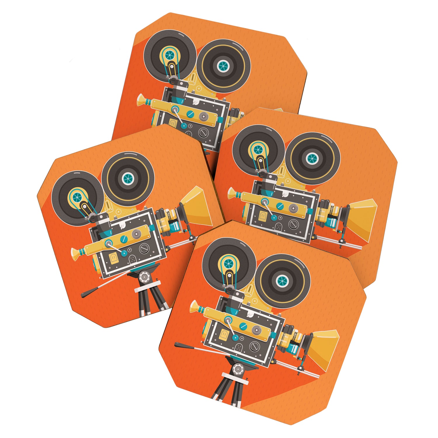 Cine Orange Lens Coaster Gallery Image 1
