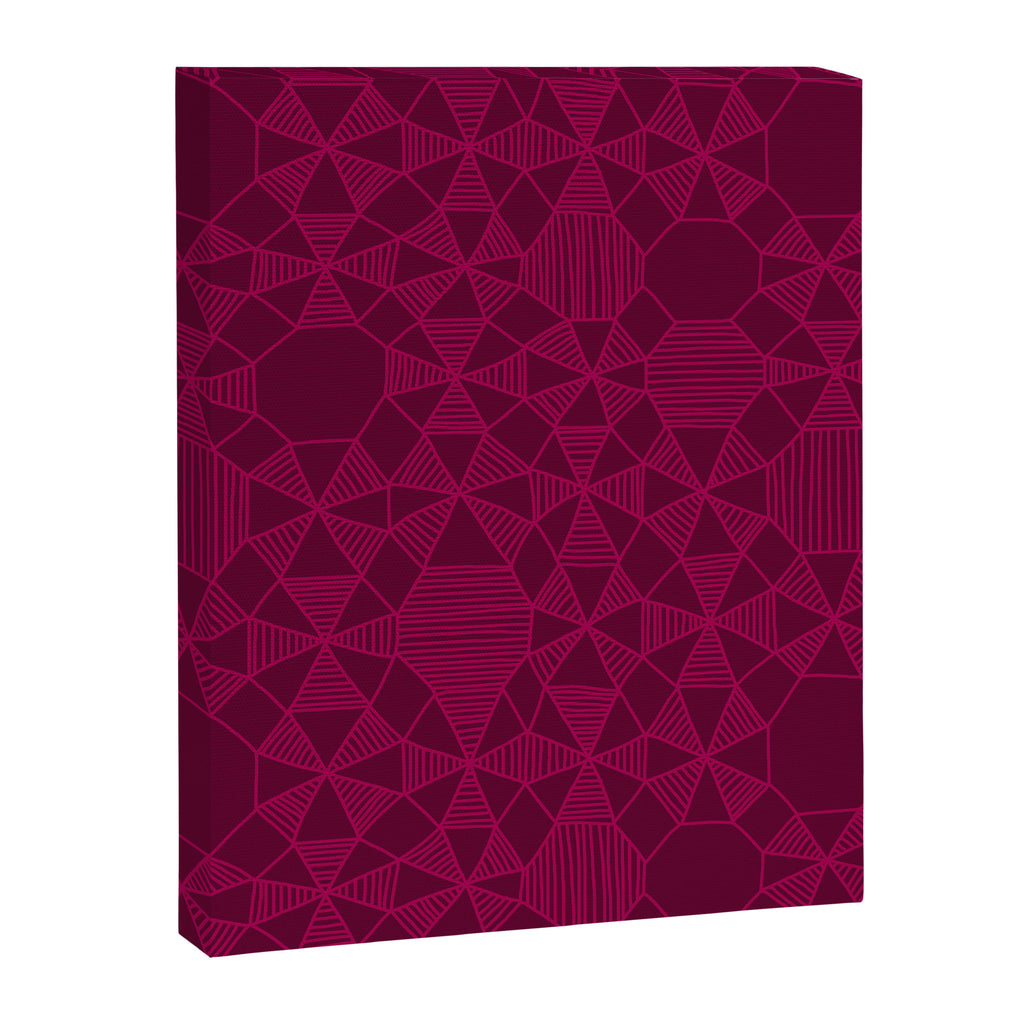 Abstract Minimalism in Raspberry Canvas Print Gallery Image 8