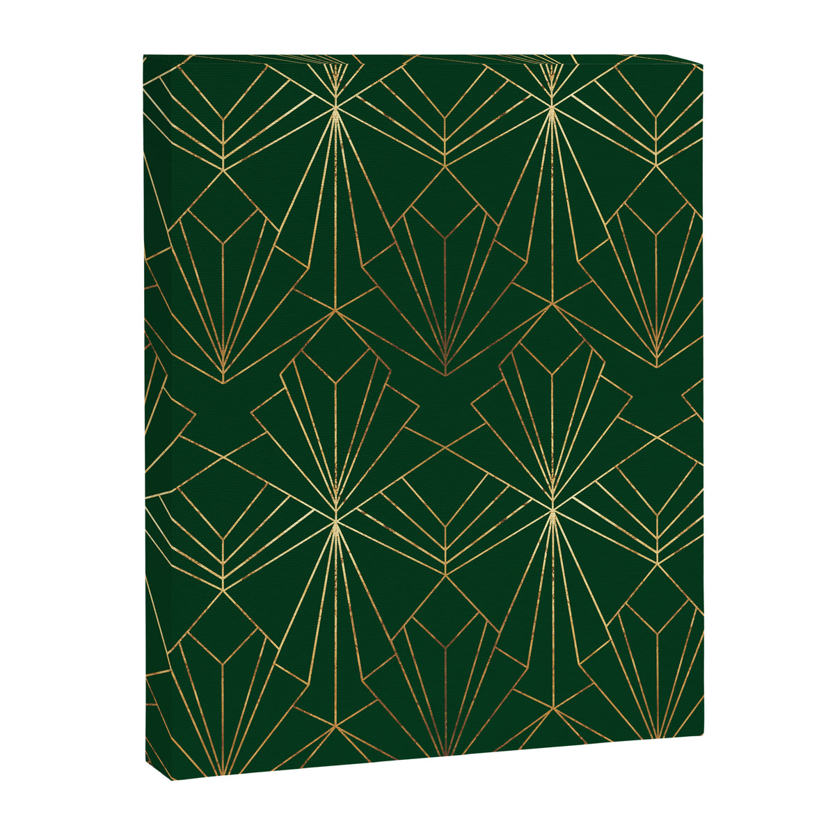 Art Deco in Emerald Green Canvas Print Gallery Image 8
