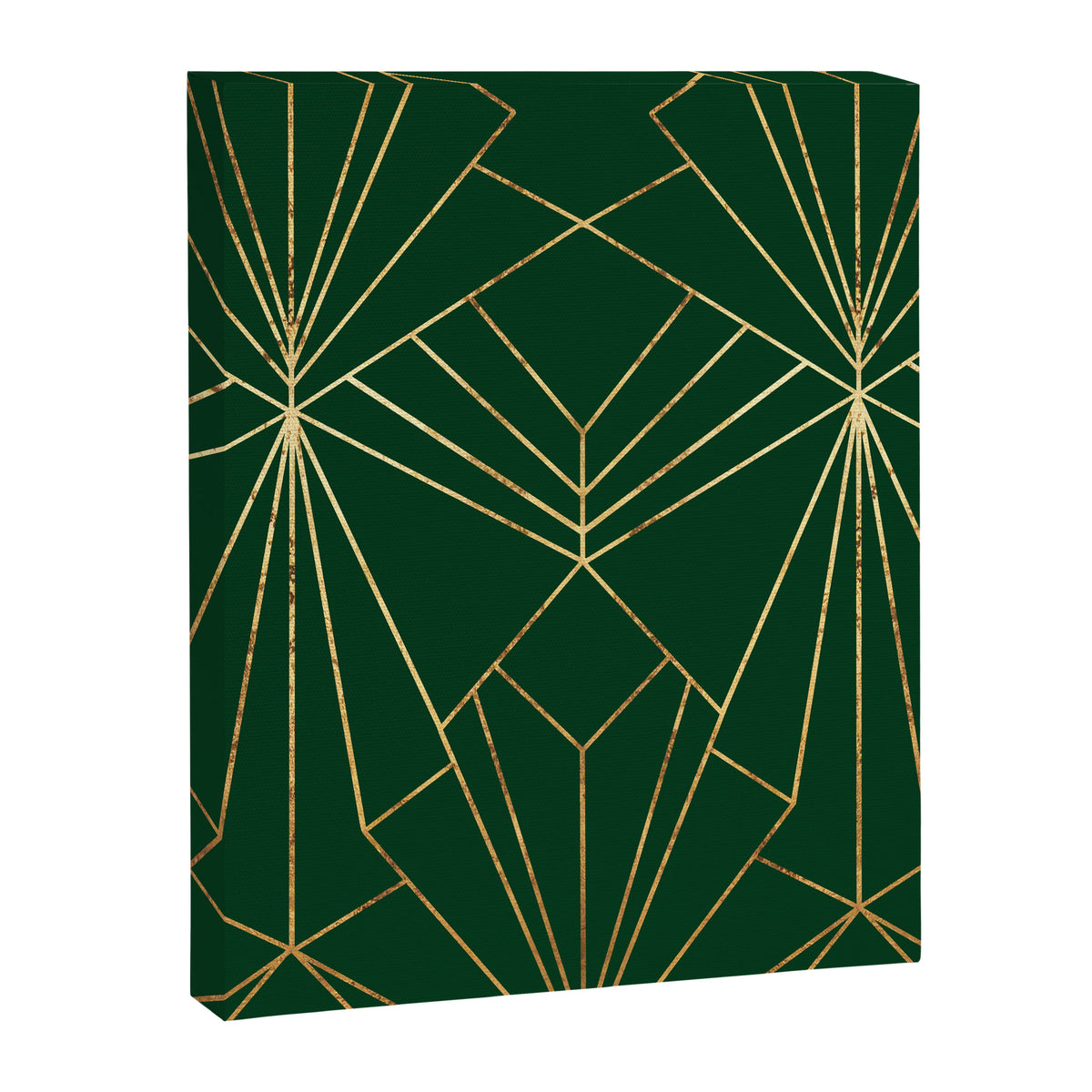 Art Deco in Emerald Green - Large Scale Canvas Print Gallery Image 8