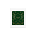 Art Deco in Emerald Green - Large Scale Art Print Gallery Image 1