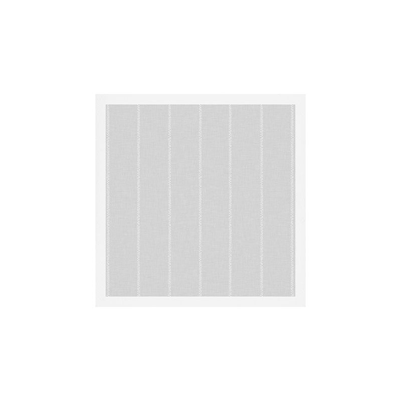French Grey Linen Stripe Art Print Gallery Image 1