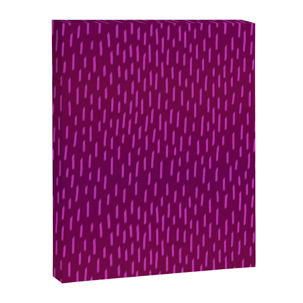 Magenta Dash Canvas Print Gallery Image 8