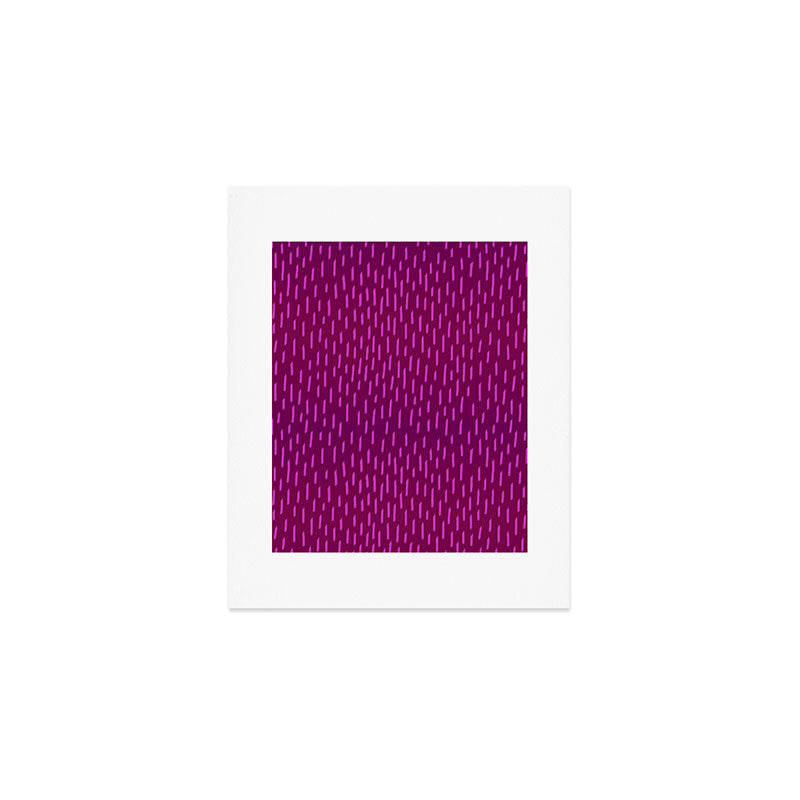 Magenta Dash Art Print Gallery Image 1