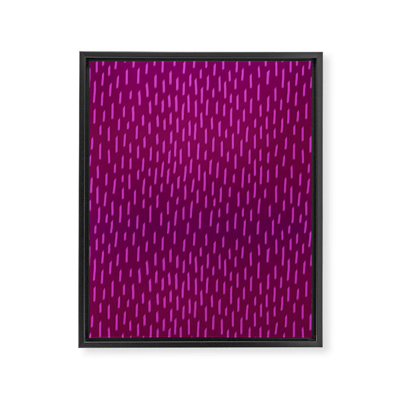Magenta Dash Framed Canvas Print Gallery Image 8