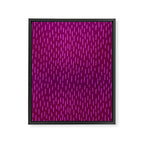 Magenta Dash Framed Canvas Print Gallery Image 8