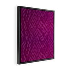 Magenta Dash Framed Canvas Print Gallery Image 2