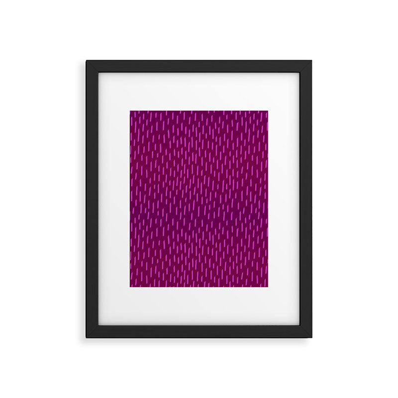 Magenta Dash Framed Art Print Gallery Image 6