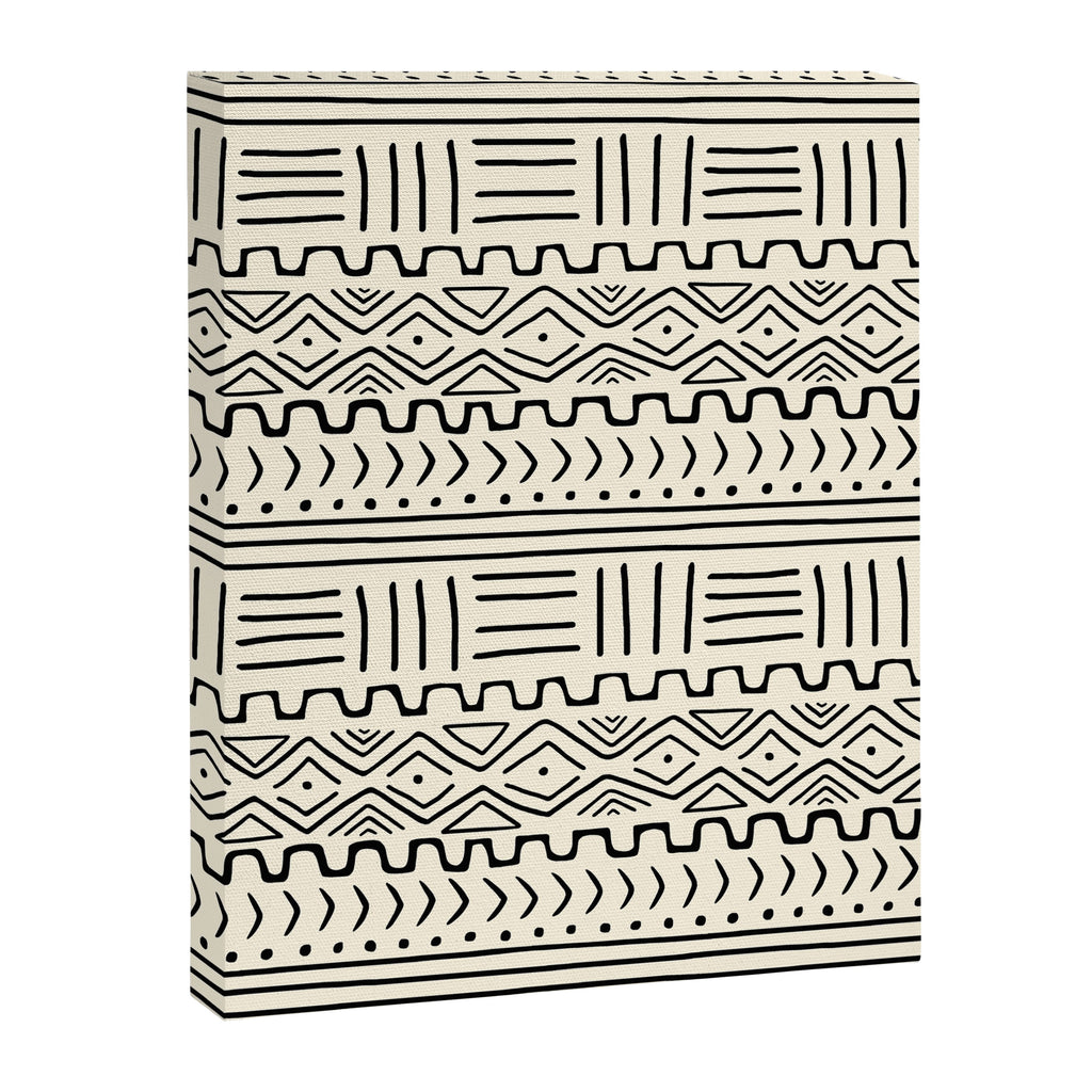 Mud Cloth on Cream Canvas Print Gallery Image 8